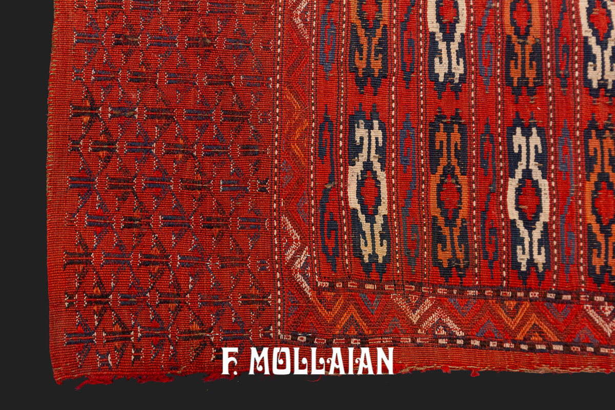 Antique Kilim Rug Giajim Pair Red Color n°:722303